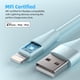 thumbnail image 2 of Cable de carga MenoSupp para iPhone 14, 13, 12, 11 Pro, Max, XR, XS, X, 8, 7, 6, 2 of 7