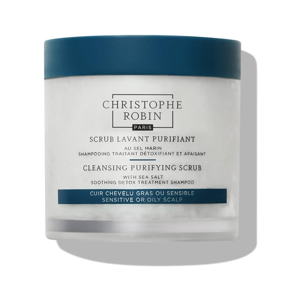 Scrub Christophe Robin Limpiador y Purificante para cuero cabelludo graso, 250 ml