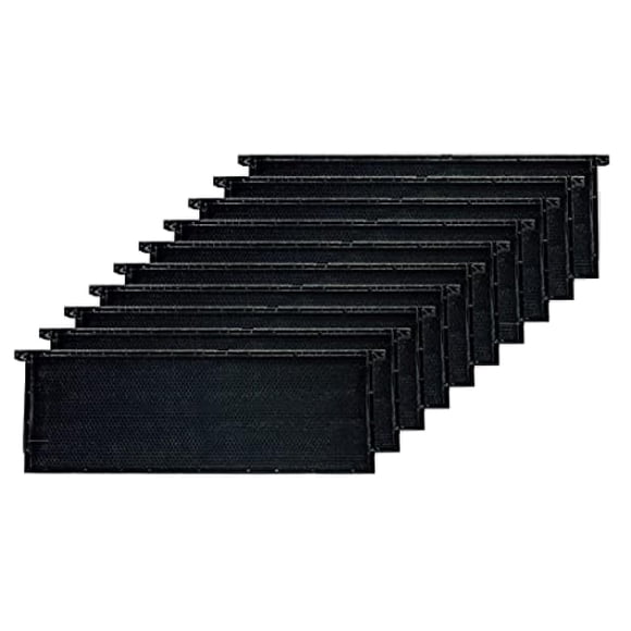 Moldes para apicultura Mann Lake Premium, paquete de 10, 6.25 cm, negro