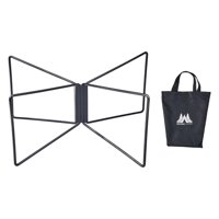 Ioensy - Soporte Para Nevera Plegable, Soporte Para Nevera, Soporte Para Nevera, Soporte Para Barbacoa Al Aire Libre, Senderismo, Color Negro