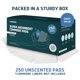 thumbnail image 4 of Commode Pads Lunderg Super Absorbent 250 unidades, 4 of 6