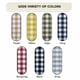thumbnail image 5 of Cortina de ventana ACHIM Buffalo Check, 183 x 160 cm, color amarillo y blanco, 5 of 6