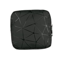 Ioensy - Bolsa De Almacenamiento De Toallas Sanitarias, Bolsa De Período Portátil Duradera Para Mujeres Adolescentes, Color Negro