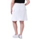 thumbnail image 4 of Falda de Talla Grande para Mujer Escuela Universidad Línea A Casual por Encima de la Rodilla Cremallera Frontal Faldas Acampanadas 2026 1X Blanco, 4 of 8