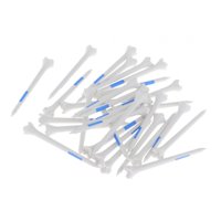 Ioensy - 30X Tees De Golf De Plástico Soporte De Golf Irrompible Estable Y De Baja Fricción Para Deportes 83 Cm Blanco Y Azul