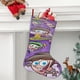 thumbnail image 2 of Los Padrinos Mágicos Tema: Calcetines de Navidad, fino lino blanco para colgar en escaleras y chimenea, decoración navideña para el hogar, regalo de Navidad.54cm×38cm, 2 of 5