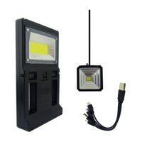 Importclick - Kit Solar Emergencia Portátil + Mini Foco Led Recargable