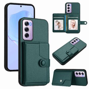 Foxdock Funda Para Oppo Reno 12 Pro Con Bloqueo Rfid - Diseño Elegante Con Cierre De Botón
