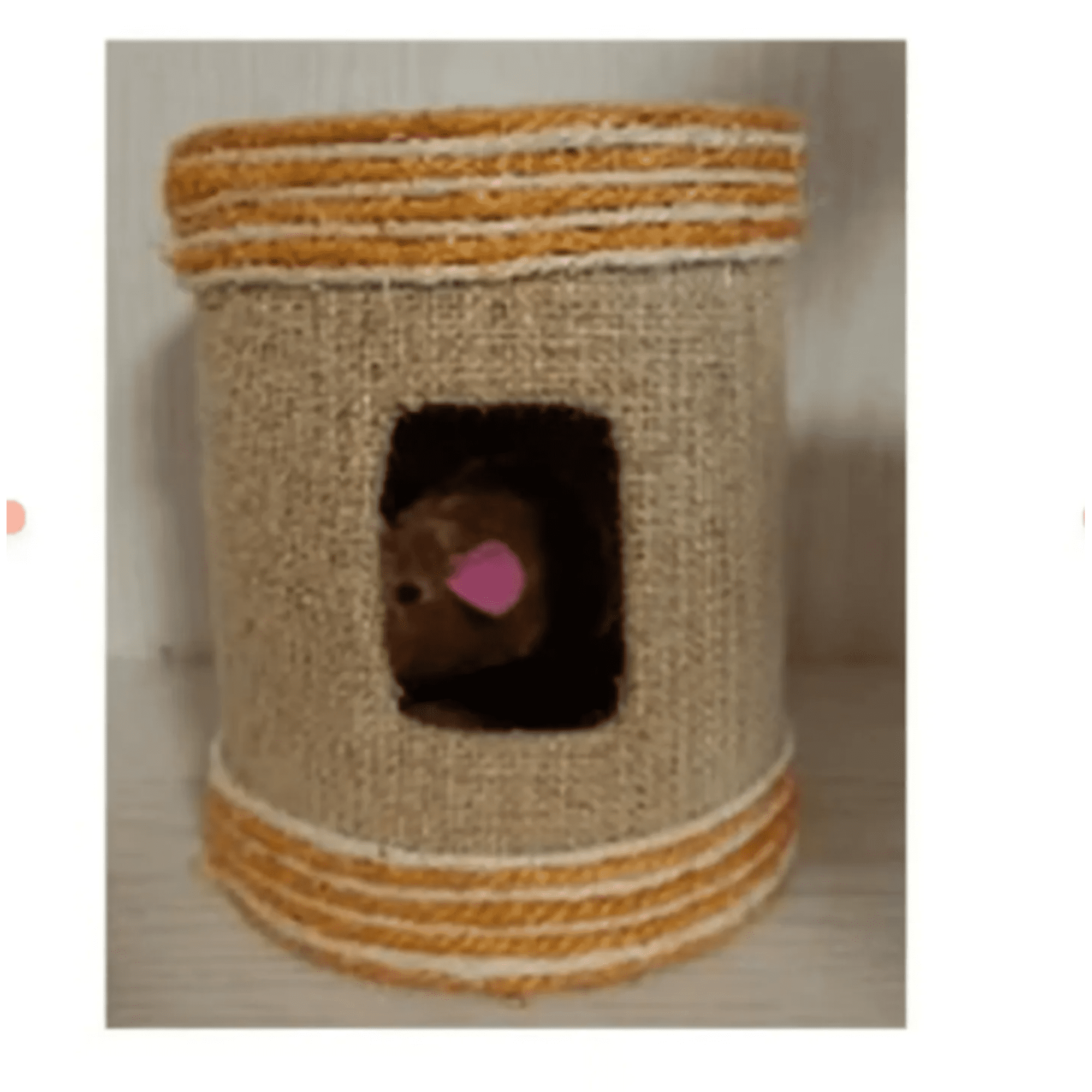 Cubo Rascador Para Mascotas Gatos