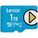 thumbnail image 1 of Tarjeta micro SD Lexar Play Blue de 1 TB UHS-I C10 U3 V30 A2 4K, 1 of 7