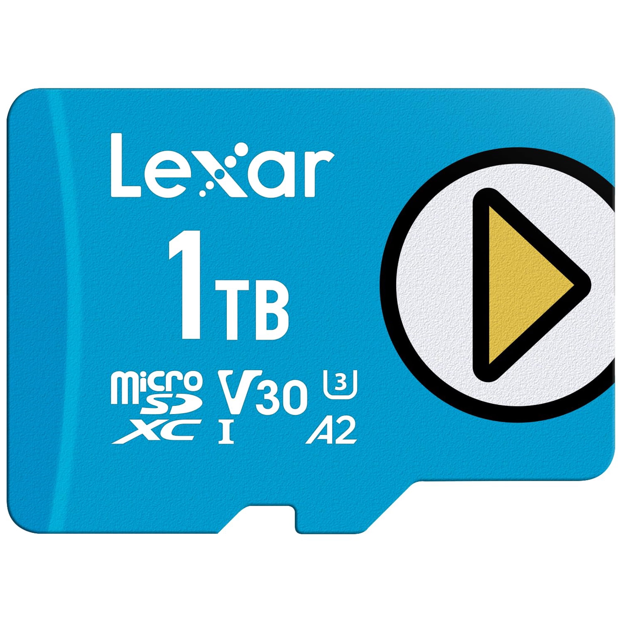 Tarjeta Micro Sd Lexar Play Blue De 1 Tb Uhs-i C10 U3 V30 A2 4k