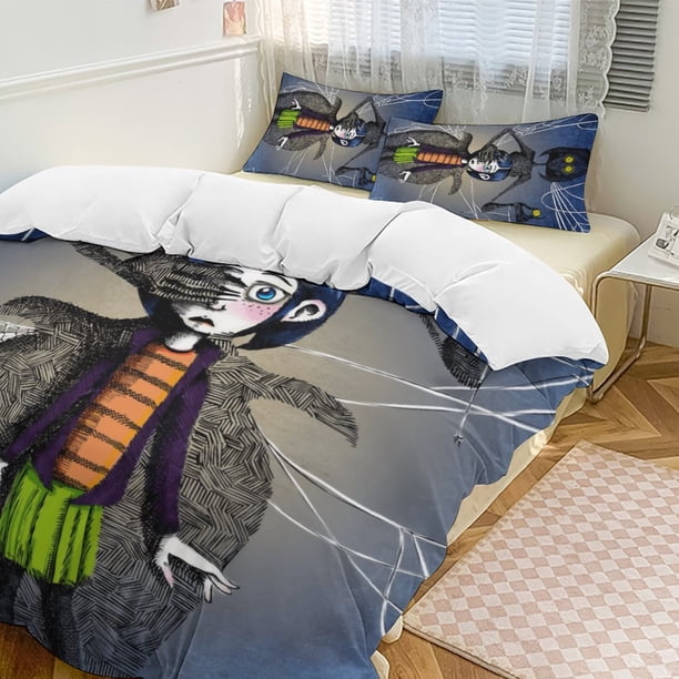 Monsters Mum Coraline Comforter Set Soft 3 Pcs Twin Bedding Sets Thicken for All Season