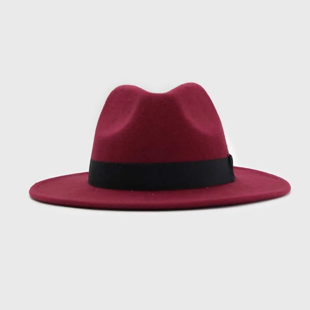 Sombrero de Fieltro Mujer Estilo Vaquero Cowboy