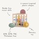 thumbnail image 2 of Mushie Elastic Shape Sorter Educational Learning Toy for Kids, 2 of 3