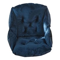 Magideal - Cojín Para Silla De Patio, Cálido Y Transpirable Azul