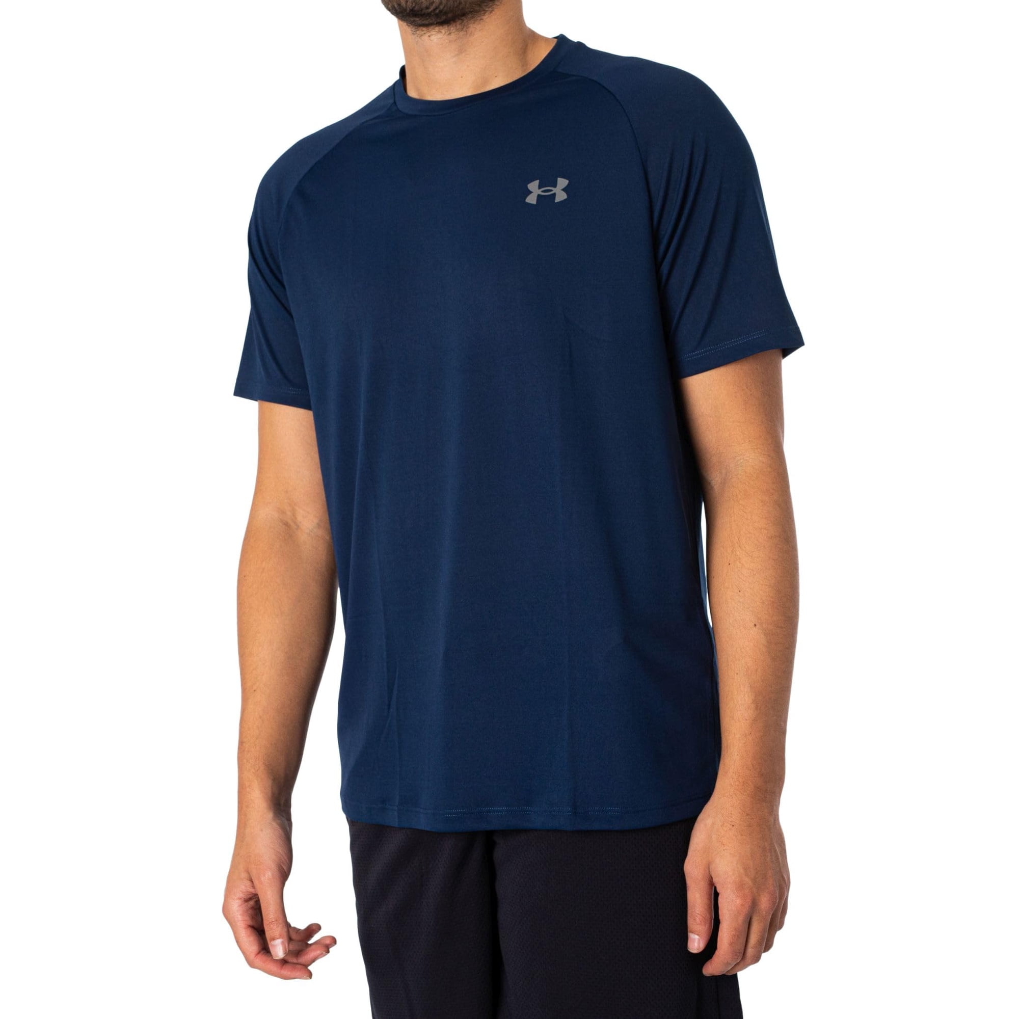 Camiseta Under Armour Tech 2.0 Para Hombre, Talla Xl, Color Azul Oscuro