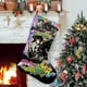 thumbnail image 1 of JoJo's Bizarre Adventure Tema: Calcetines de Navidad, fino lino blanco para colgar en escaleras y chimenea, decoración navideña para el hogar, regalo de Navidad. 45cm × 32cm, 1 of 5