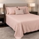 thumbnail image 2 of REGALWOVEN Sábana de Doble Gasa, Sábana Suave, Ropa de Cama con Textura Arrugada Rosa Claro 1 PC 63x91in, 2 of 5