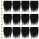 thumbnail image 3 of 12 Bolas De Madera Sin Terminar Para Barba De Gnomo Precortadas, Suministros Para Manualidades, Color Negro, 3 of 3
