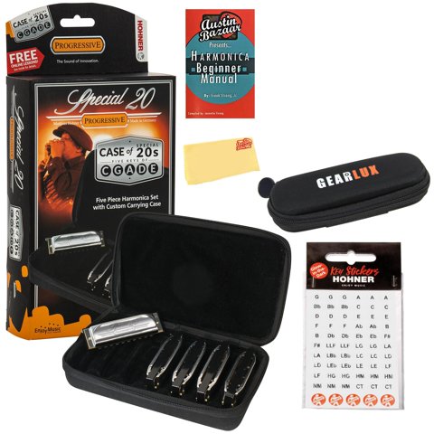 Armónica Hohner Special De 20 Teclas G, A, C, D, E Con Funda Y Acceso