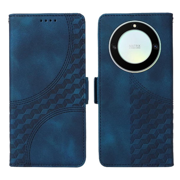 Carcasa FOXDOCK Honor X9A 5G de cuero PU, diseño acolchado clásico, protección contra caídas y rayones