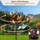 thumbnail image 4 of Molinillo de Viento Pure Echo 213 cm Grande Flor de Loto de Metal, 4 of 7