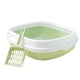 thumbnail image 1 of Inodoro Semicerrado Para Gatos, Bandeja De Arena De Viaje Duradera Más Fuerte, Limpieza De Conejo Verde, 1 of 5