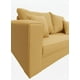 thumbnail image 5 of Sofa 2 Cuerpos Aurelia Tela Oro, 5 of 5