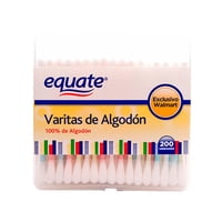 Varitas Plásticas De Algodón 200 Un Equate