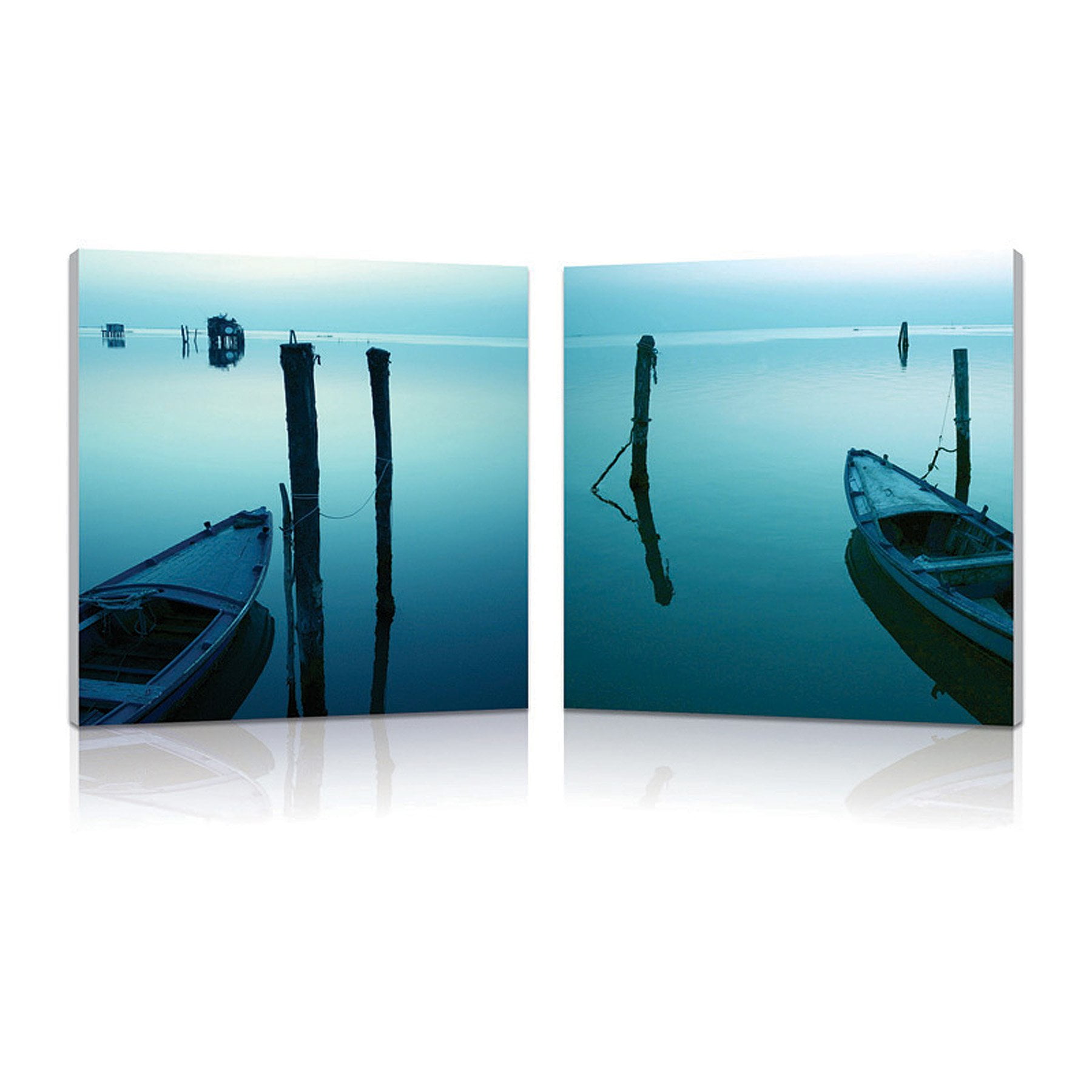 Set De Impresión Fotográfica Baxton Studio Fl-1004ab Idle Shore