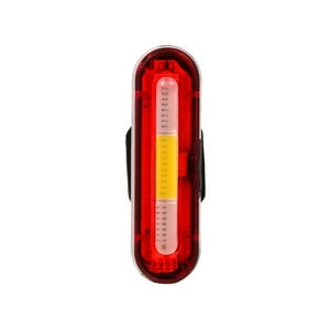 Frc - Luz Tricolor Led Para Bicicleta Recargable Rojo/Blanco/Azul