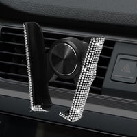 Genérico - Soporte De Cristal Ajustable Para Teléfono De Coche - Soporte De Salpicadero Para Ventilación De Aire, Soporte Universal Para Teléfono Móvil De Vehículo - Blanco