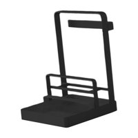 Bothyi - Soporte Para Tapa De Olla Reposacucharas Desmontable Resistente Al Calor Para Cucharones Tenedores Tapa De Olla Negro