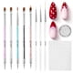 thumbnail image 1 of Set de 8 pinceles para nail art Beetles Gel Polish de doble punta, 1 of 7