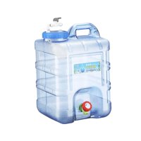 Ioensy - Contenedor De Agua Tanque De Agua Portátil Con Asa Portador De Botellas De Agua Vacías