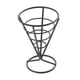 thumbnail image 4 of Soporte Para Patatas Fritas, Soporte Para Conos De Comida, Soporte Para Freír A La Moda Para Picnic, Buffet, Café, Negro, 4 of 5