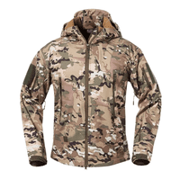 Genérico - Chaqueta Softshell Tactica Militar Con Capucha Impermeable