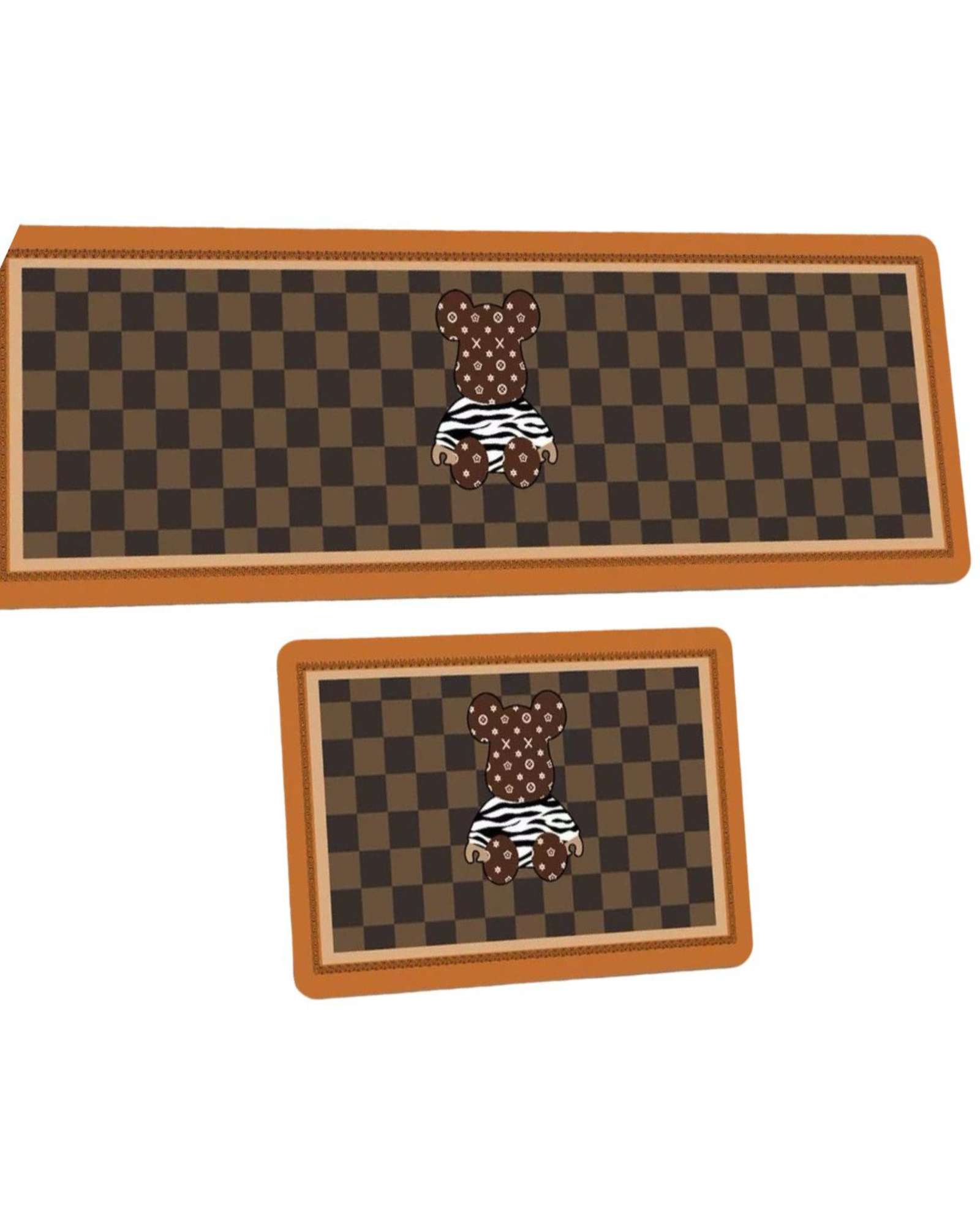 Teng Fei - Alfombras Decorativas Cocina Antideslizante Diseño Oso