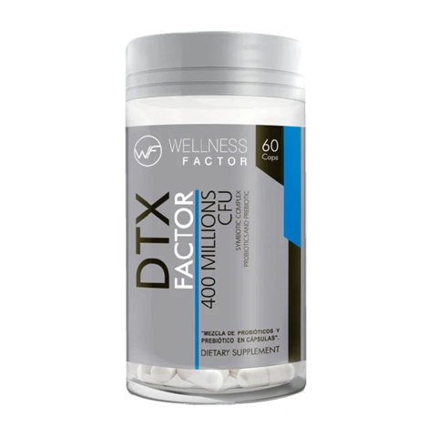 Wellness Factor - Dtx Factor 400 Millions Cfu Probioticos & Prebioticos -