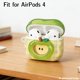 thumbnail image 2 of Funda AirPods 4 GadgetNova con forma de manzana verde, 2 of 6
