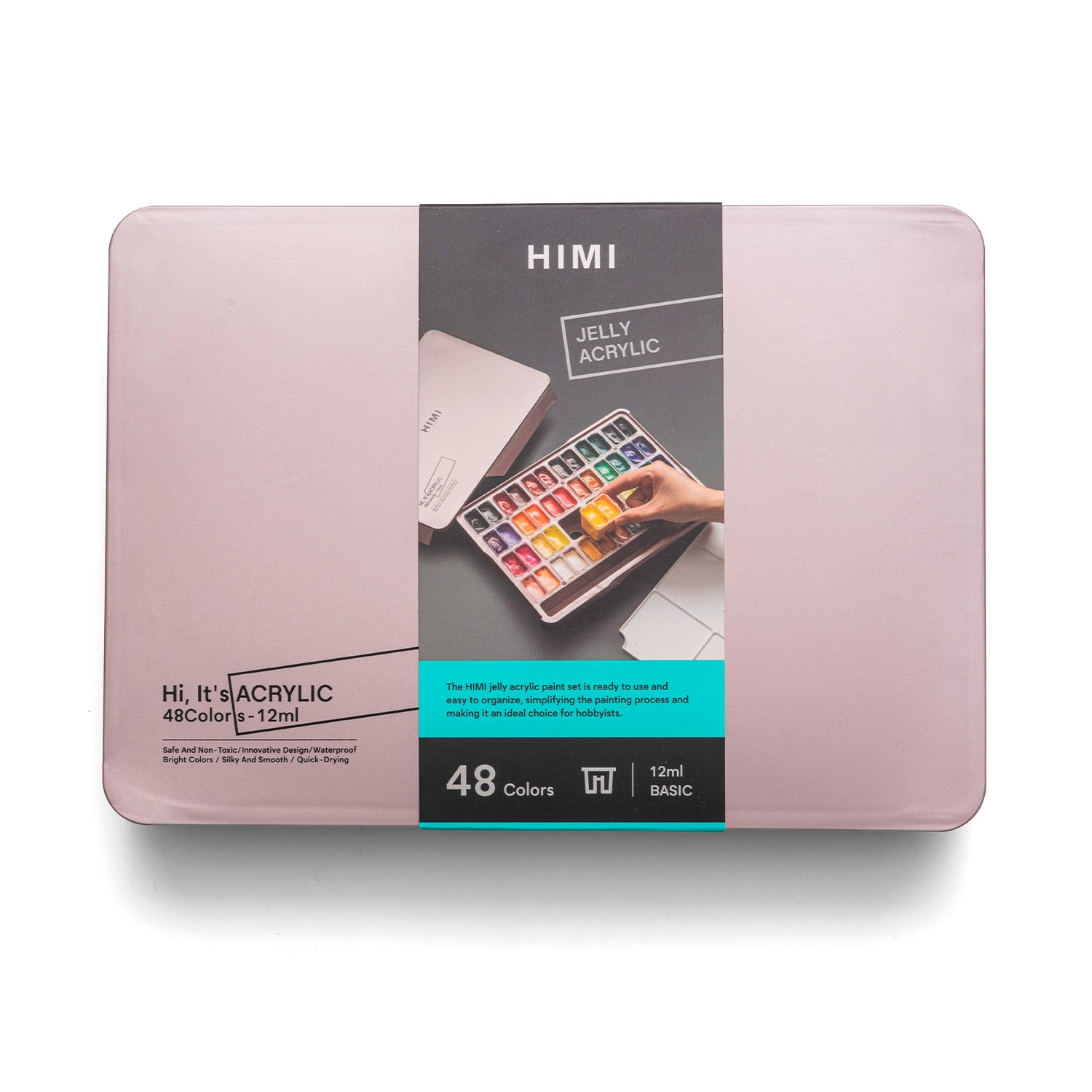 Himi Set Pintura Acrílica Twin Cup 12 Ml 48 Colores