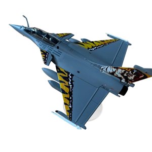 Magideal - Modelo De Avión De A Escala 1/72, Simulación De Modelo De Avión, Adorno Con Soporte, Avión Para Escritorio, Hogar, Dormitorio, Decoración Para Gris Y Amarillo