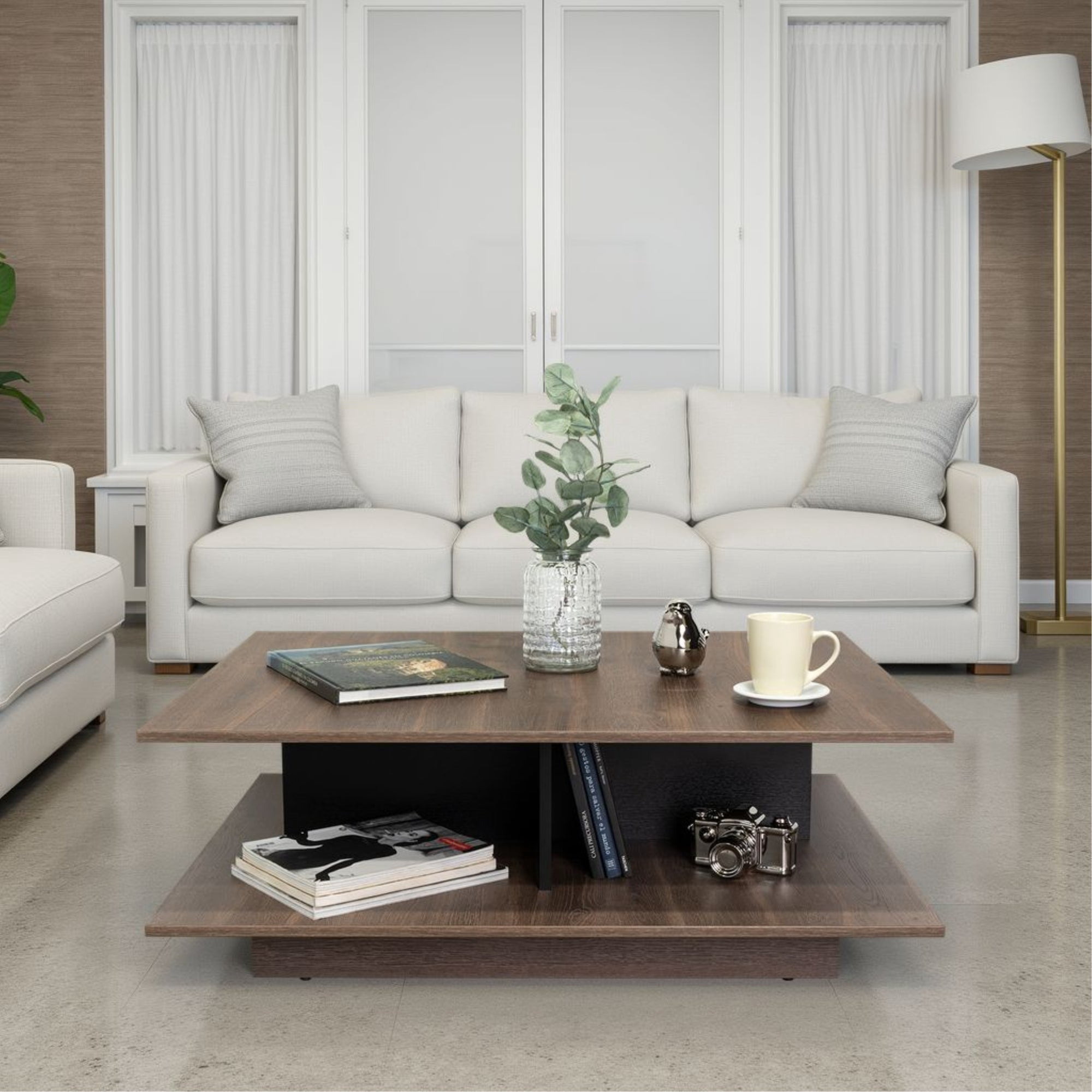 Tuhome - Mesa De Centro Bengali Coñac Y Wengue