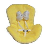 Bothyi - Asiento De Coche Para Muñecas, Asiento Seguro Para Muñecas, Asiento Para Muñecas De Moda, Asiento Para Muñecas, Color Amarillo