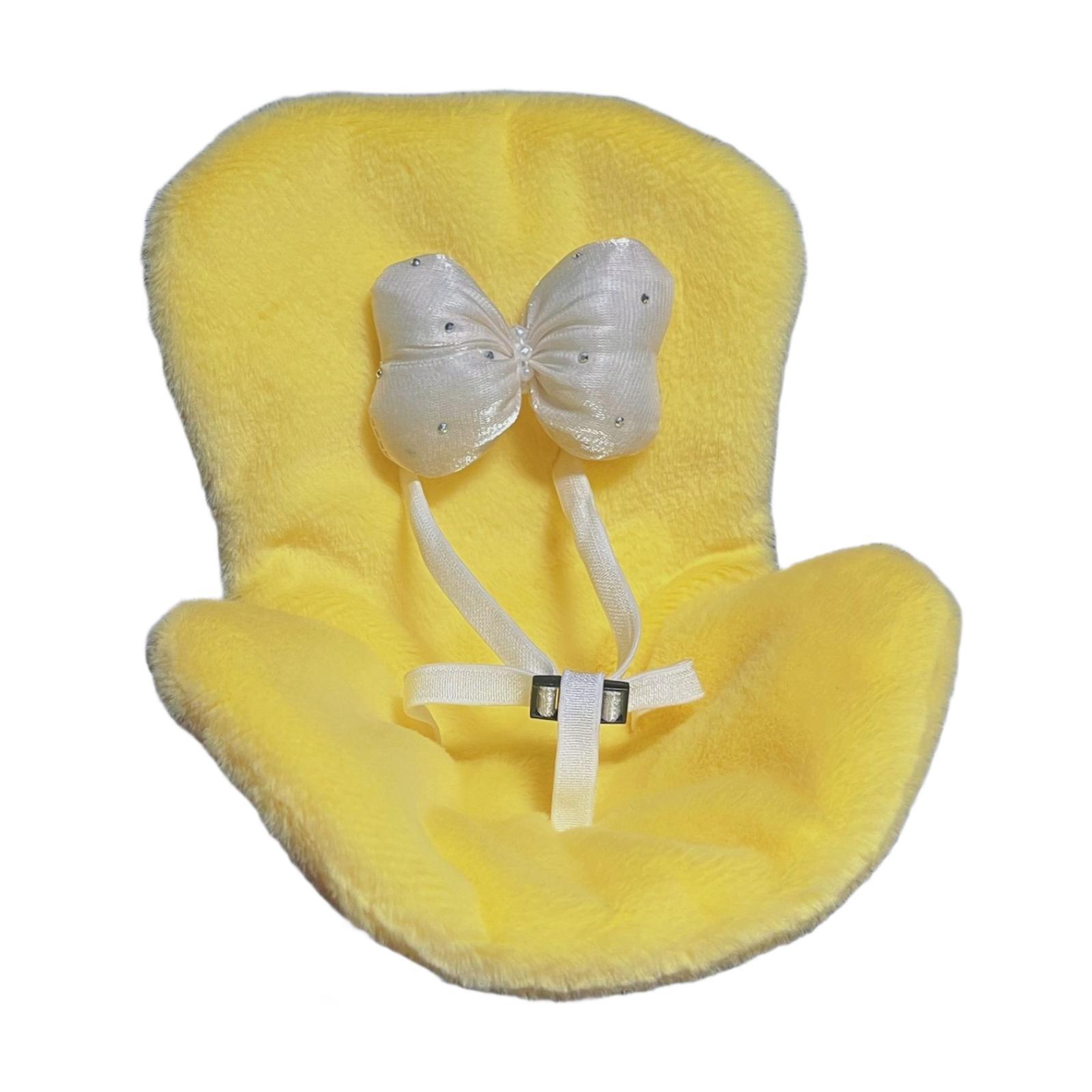 Bothyi - Asiento De Coche Para Muñecas, Asiento Seguro Para Muñecas, Asiento Para Muñecas De Moda, Asiento Para Muñecas, Color Amarillo