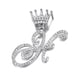 thumbnail image 1 of 1pc Personalized Cursive Initial Pendant Necklace with Cuban Link Chain - Customized Name Monogram Jewelry, 1 of 5