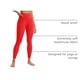 thumbnail image 4 of Leggings CRZ YOGA Butterluxe de Cintura Alta 63 cm Rojo Talle L, 4 of 5