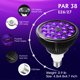 thumbnail image 3 of Bombilla LED Luz Negra KINGBO 36W E26 Pack de 2, 3 of 7