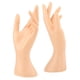 thumbnail image 4 of 2 uds maniquí femenino mano joyería soporte de exhibición anillos soporte exhibición mano modelo decoración para guante brazalete encimera accesorios Beige, 4 of 5