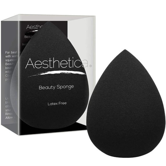 Aesthetica Beauty Sponge Blender, esponja de maquillaje vegana sin látex